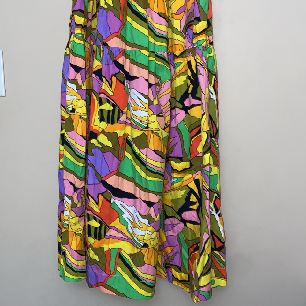 SWF Birds of Paradise Smocked Tie Strap Dress - Picture 9 of 12